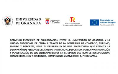 Firma de convenio con la Ciudad Autónoma de Ceuta